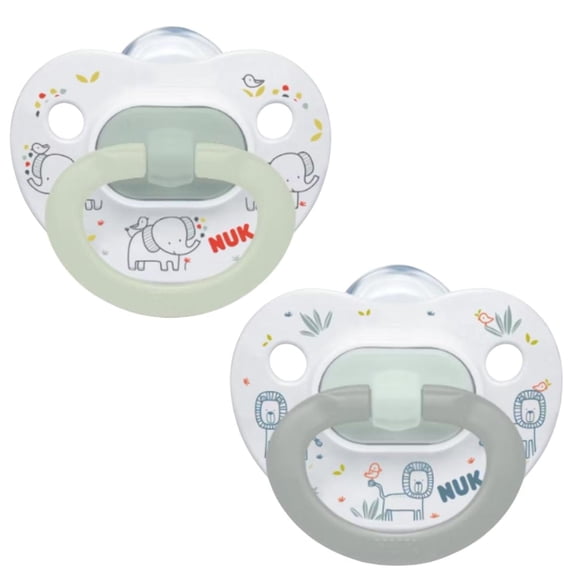 Nuk Orthodontic pacifier 0 to 6 months, Safari Animals