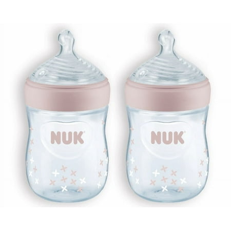 NUK® Simply Natural™ Tinted Bottle, 5 oz, 2 pk, Girl