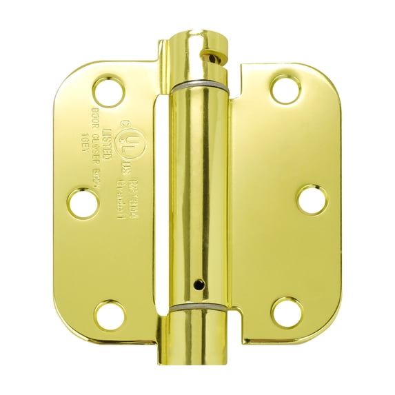 Nuk3y 3 1/2" x 3 1/2", Spring Hinge 5/8" Radius, UL Rated