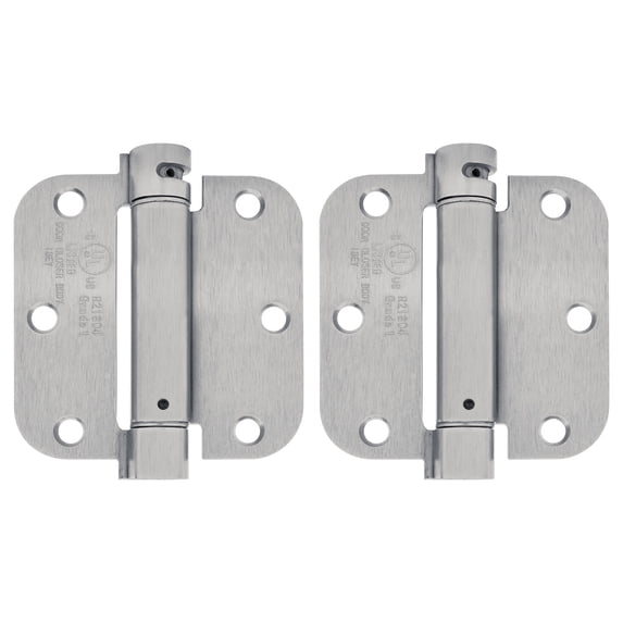 Nuk3y 3 1/2" x 3 1/2", Spring Hinge 5/8" Radius, UL Rated