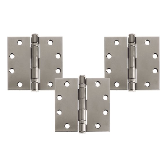 Nuk3y 4.5" x 4.5" , 2 Ball Bearing Hinge, Removable Pin (3 Pack)