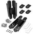 thumbnail image 1 of Nuk3y 7 Inch Concealed Door Hinges 180 Degree Swing 3 Way Adjustable, 1 of 6