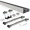 thumbnail image 1 of Nuk3y Bypass Sliding Door Hardware Soft Close With Finger Pull, 1 of 11