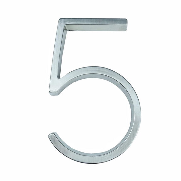 Nuk3y Modern 5" Floating House Number