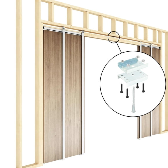 Nuk3y Pocket Door Frame Kit with Two-Way Soft Close