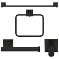 thumbnail image 1 of Nuk3y Senna Modern Square 4-Piece Bathroom Hardware Accessory Set, 1 of 11
