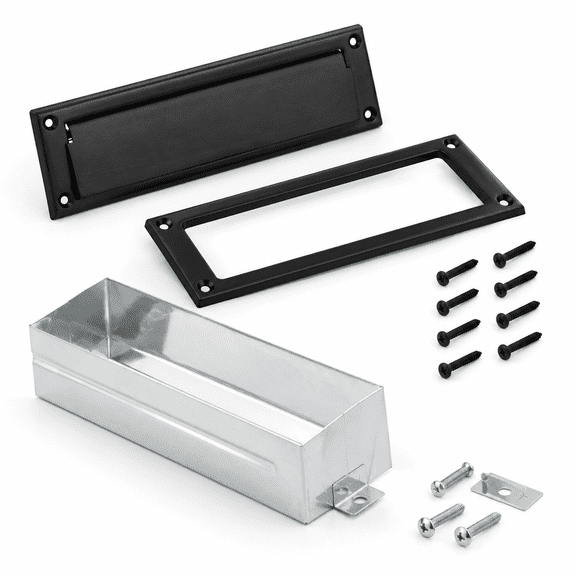 Nuk3y Solid Brmail Slot With Sleeve (matte Black 13" X 3.625")