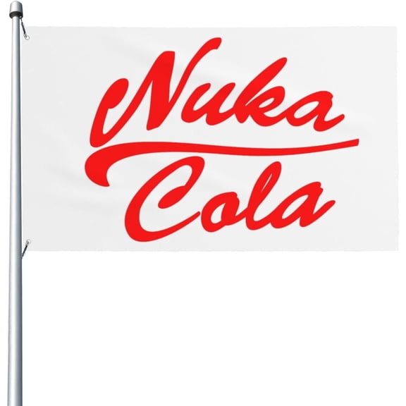 Nuka Drink Cola Flag 3x5 Ft Garden Yard House Flags Decorative Banner, Indoor Outdoor Party Home Decor