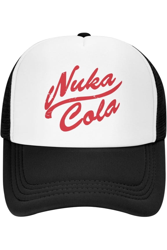 Nuka Drinks Cola Baseball Cap Unisex Outdoor Snapback Summer Casquette Mesh Trucker Hats Adjustable Truck Caps