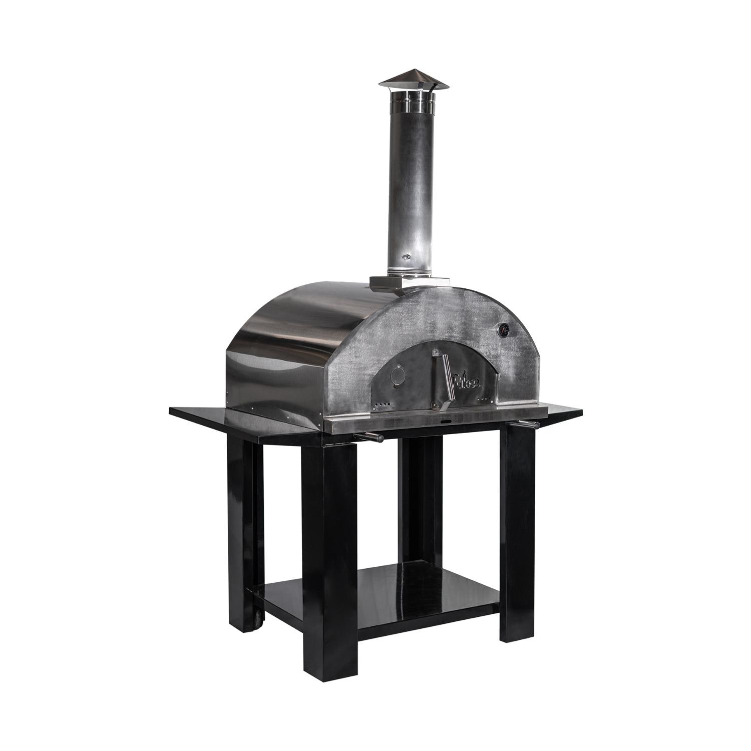 Nuke 31 Inch Outdoor Wood Fired Stainless Steel Freestanding Pizza Cooking Oven - image 1 of 6