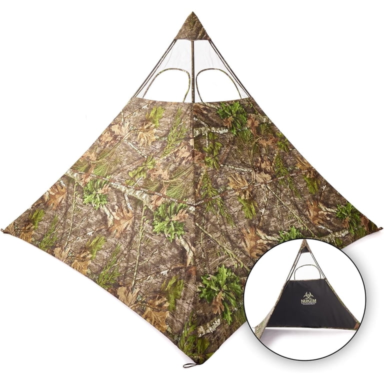 Nukem Grab and Go XL Ground Hunting Blind, Lightweight, Portable