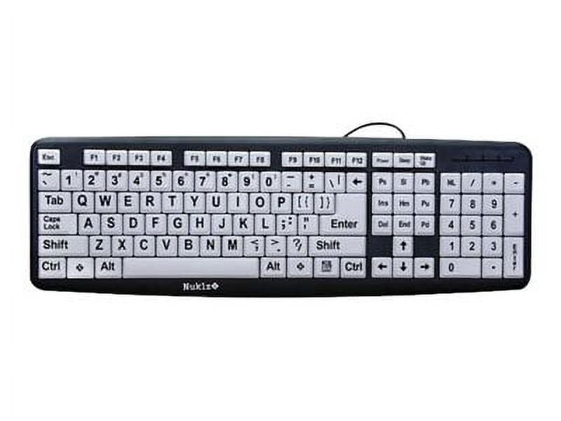 Nuklz N Large Print - Keyboard - USB - Walmart.com Nuklz N Large Print - Keyboard - USB - Walmart.com