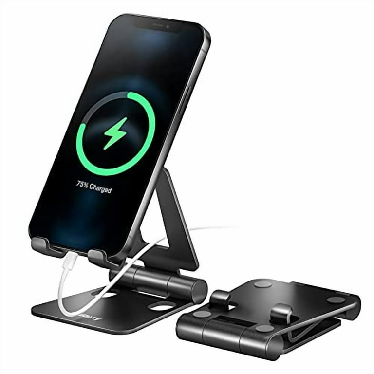 Nulaxy A4 Hands-Free Desk Cell Phone Stand, Adjustable Foldable