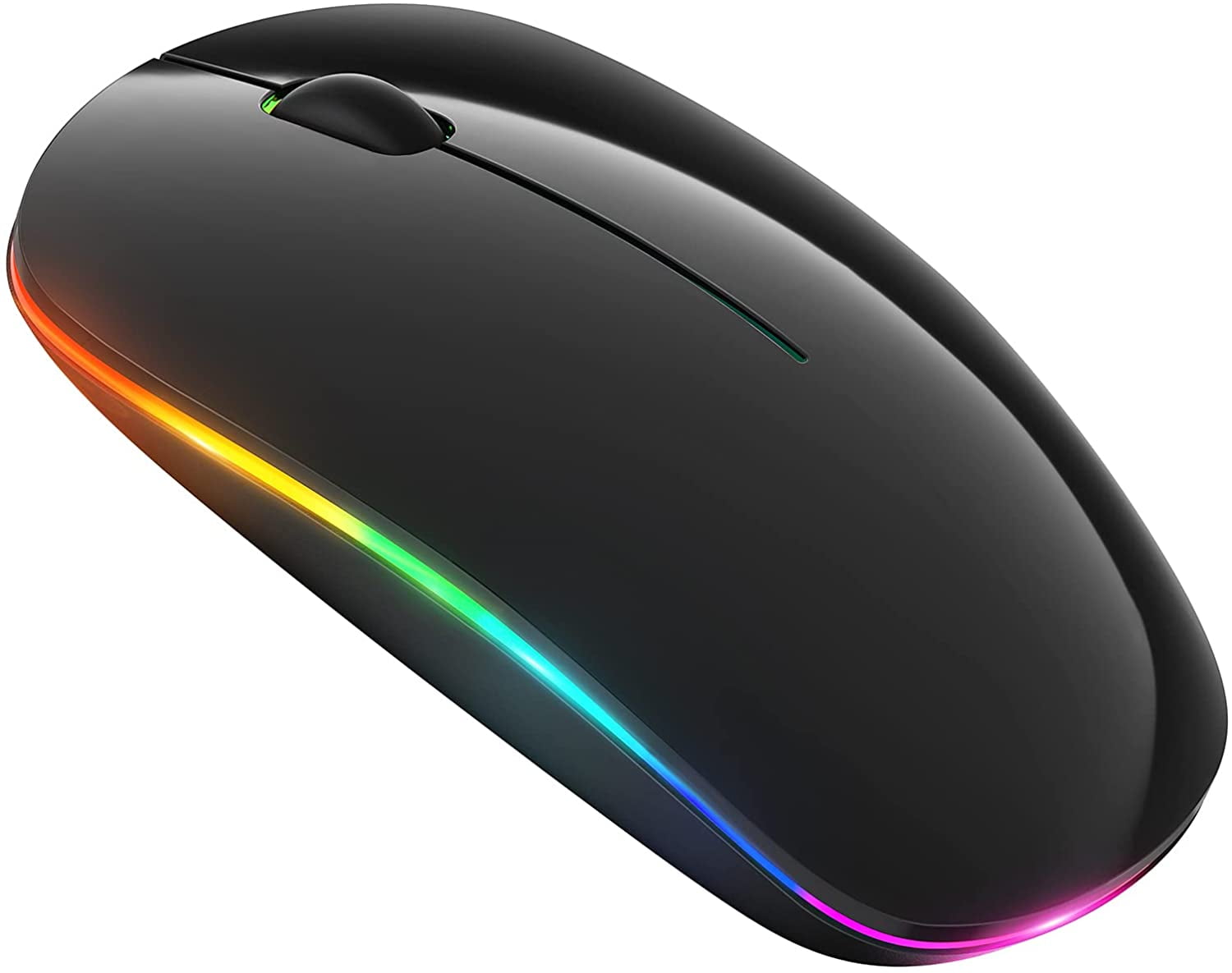 Nulea Wireless Bluetooth Mouse, 2.4G Rechargeable LED Mouse, Dual Mode