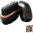 thumbnail image 1 of Nulira Mini Hair Straightener, Glambrush Portable Rechargeable Hair Straightener Brush, Rechargeable Portable Hair Straightener Brush (Black), 1 of 7