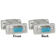 Null Modem Adapter, DB9 Female to DB9 Female