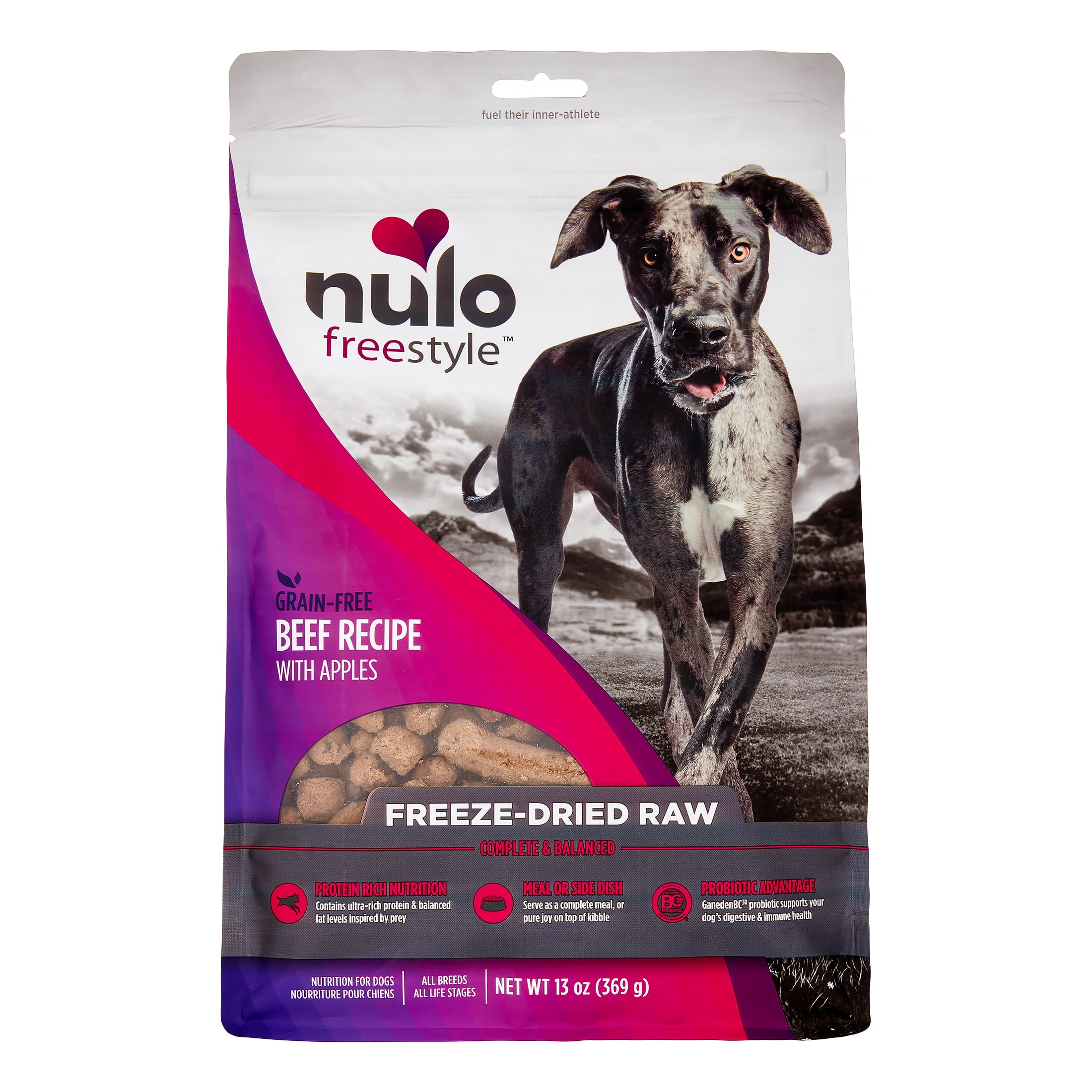 Nulo freeze dried top raw dog food