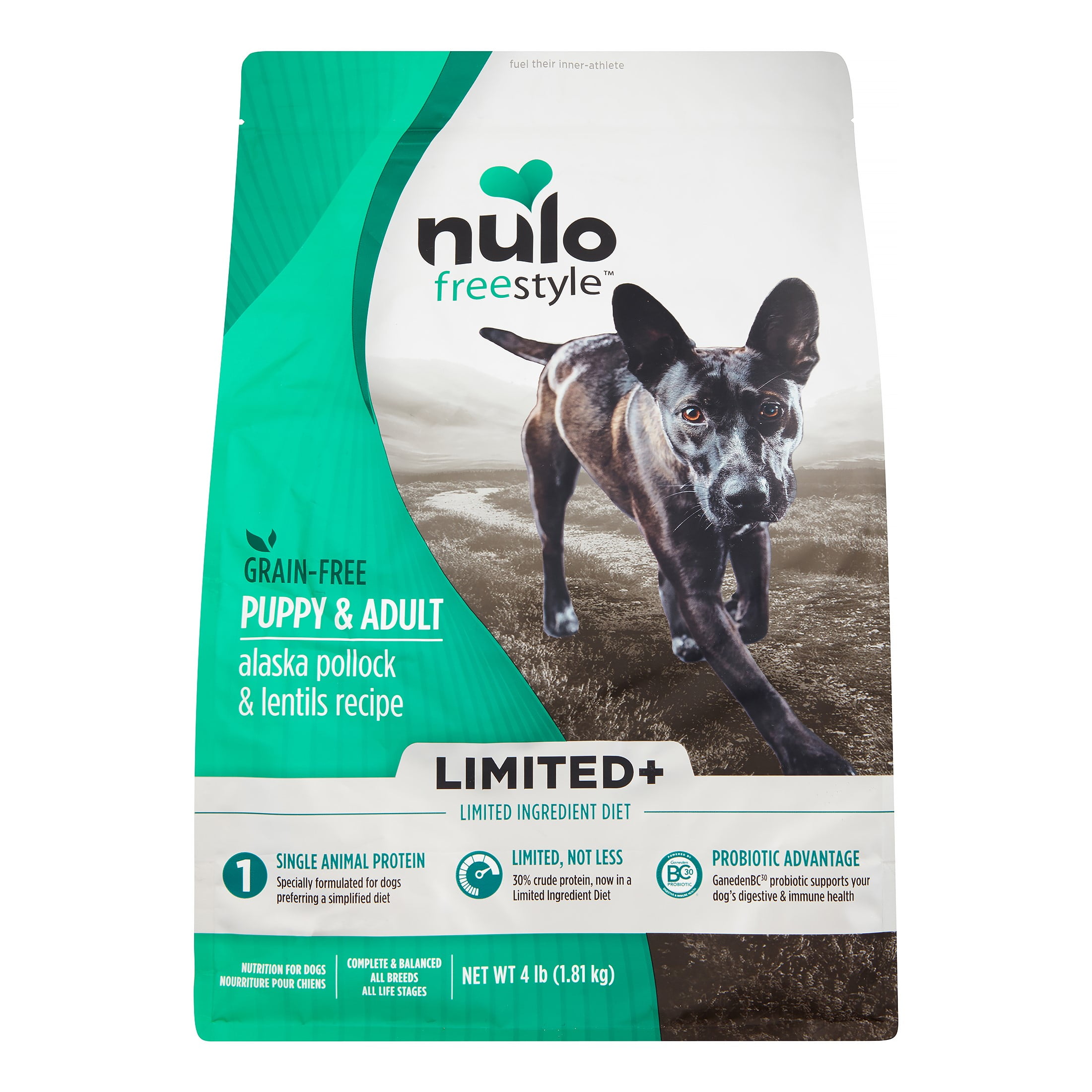 Nulo FreeStyle Limited Grain Free Pollock Lentil Puppy Adult