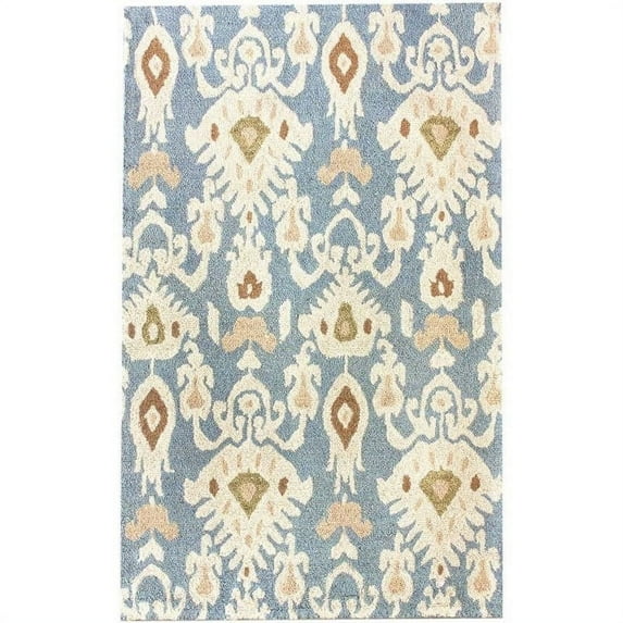 Nuloom 5' x 8' Hand Tufted Angelo Area Rug in Light Blue
