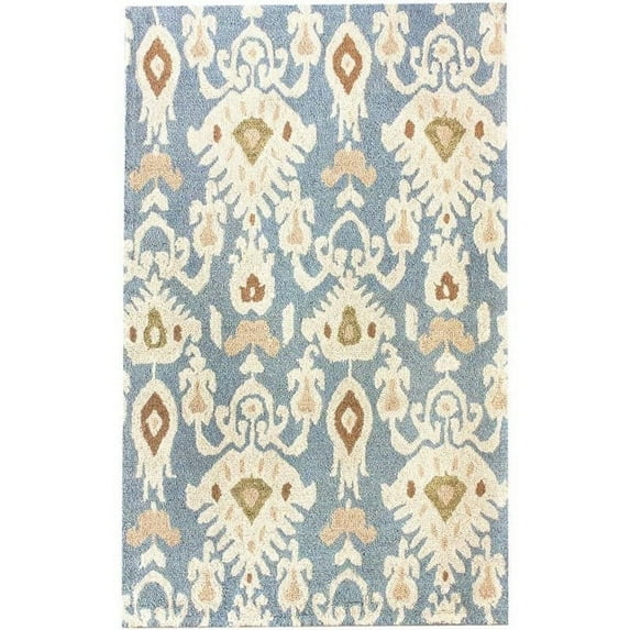 Nuloom 6' x 9' Hand Tufted Angelo Area Rug in Light Blue