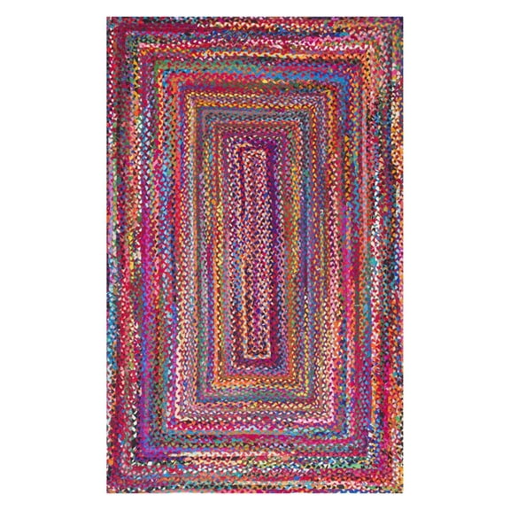 nuLOOM 8' x 8' Hand Braided Tammara Round Rug