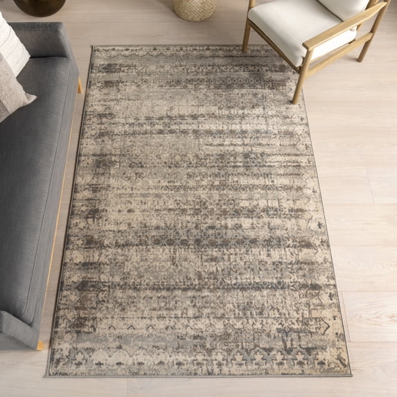 Nuloom Aella Distressed Medallion Area Rug, 9' x 12', Aella Beige