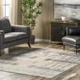 thumbnail image 1 of nuLOOM Ariana SpinClean Machine Washable Abstract Area Rug, 5' x 8', Ariana Grey, 1 of 8