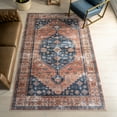 thumbnail image 1 of nuLOOM Astra SplashGuard Traditional Machine Washable Area Rug, 6' x 9', Astra Brick, 1 of 10