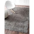 thumbnail image 1 of Nuloom BIBL15B-76096 Cloud Shag Rug, Grey - 7 ft. 6 in. x 9 ft. 6 in., 1 of 1