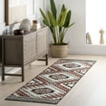 thumbnail image 1 of nuLOOM Calli SplashGuard Southwestern Machine Washable Area Rug, 2' 6" x 12', Runner, Calli Beige, 1 of 11