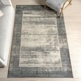 thumbnail image 1 of Nuloom Casiane Vintage Bordered Area Rug, 4' x 6', Casiane Grey, 1 of 9