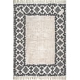thumbnail image 1 of Nuloom Cotton 4' X 6' Rectangle Area Rugs In Ivory Finish 200RAHT02A-406, 1 of 4