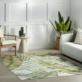 thumbnail image 1 of nuLOOM Cyra Splashguard Graphic Machine Washable Area Rug, 4' x 6', Cyra Sage Green, 1 of 11
