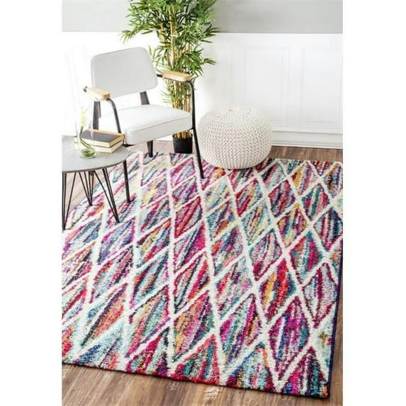 Nuloom ECCR01A-9012 Ferrell Trellis Rug, Multi Color - 9 ft. x 12 ft.