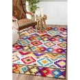 thumbnail image 1 of Nuloom ECCR04A-8010 Lizmar Retro Rug, Multi Color - 8 ft. x 10 ft., 1 of 1