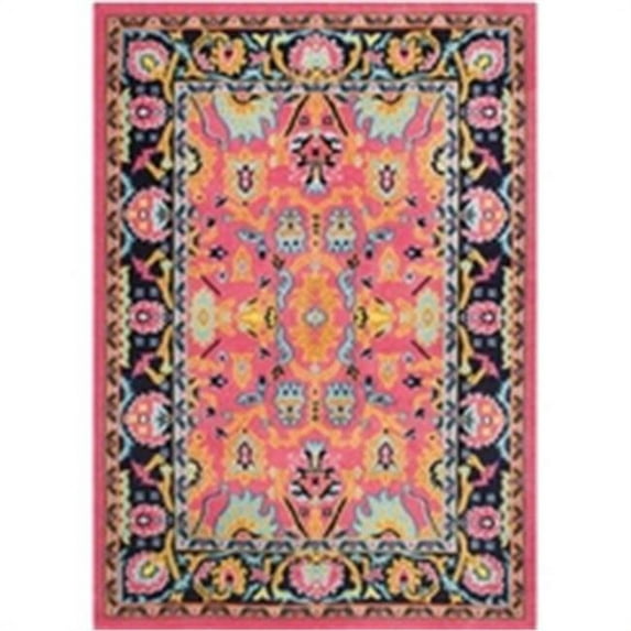 Nuloom ECCR11A-8010 Machine Made Sherly Rug, Pink - 8 ft. x 10 ft.