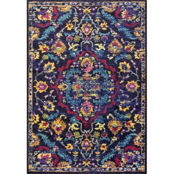 Nuloom ECCR13A-508 Machine Made Aiello Rug, Multi Color - 5 ft. x 8 ft.