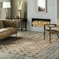 thumbnail image 1 of nuLOOM Elin SpinClean Moroccan Border Easy-Jute Machine Washable Area Rug, 5' x 8', Elin Natural, 1 of 9