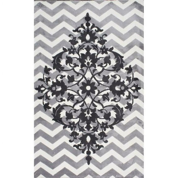 Nuloom GLBR06A-9012 Machine Made Buckner Rug, Grey - 9 ft. x 12 ft.
