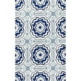 thumbnail image 1 of Nuloom HJAIR12B-8010 Hand Hooked Sevilla Tiles Indoor & Outdoor Area Rug, Blue - 8 ft.  x 10 ft., 1 of 1