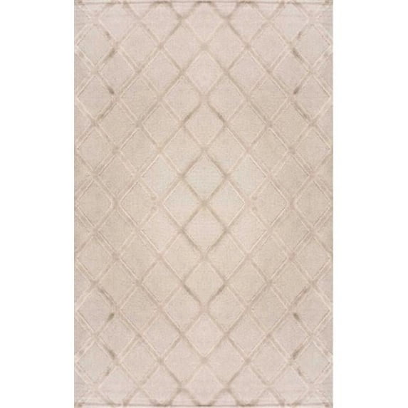 Nuloom HJCH04A-76096 Machine Made Verlene Rug, Brown - 7 ft. 6 inch x 9 ft. 6 inch