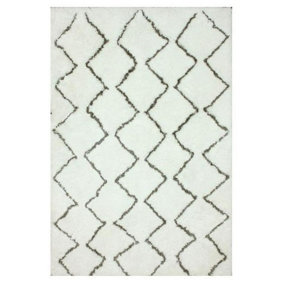 Nuloom HJMRC2A-507 Hand Tufted Corinth Rug, Natural - 5 ft. x 7 ft.