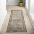 thumbnail image 1 of Nuloom Hillstone Collection Traditional Vintage Medallion Area Rug, 2' 8" x 8', Runner, Aether Brown, 1 of 7