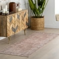 thumbnail image 1 of Nuloom Hillstone Collection Traditional Vintage Medallion Area Rug, 2' 8" x 8', Runner, Cataleya Beige, 1 of 7