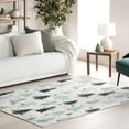 thumbnail image 1 of Nuloom Jina SpinClean Evergreen Tree Machine Washable Area Rug, 7' 10" x 10', Jina Green, 1 of 5