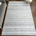 thumbnail image 1 of nuLOOM Juni Southwestern SplashGuard Machine Washable Area Rug, 9' x 12', Juni Grey, 1 of 11