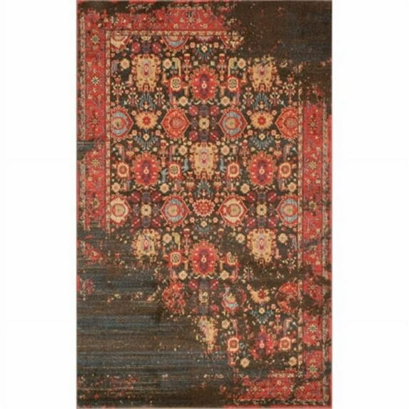 Nuloom KKZG15A-9012 Vintage Guenther Rug, Brown - 9 ft.  x 12 ft.