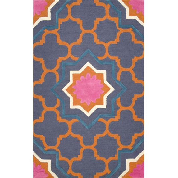 Nuloom MTVS141A-508 Hand Looped Bessie Rug, Multi Color - 5 ft. x 8 ft.