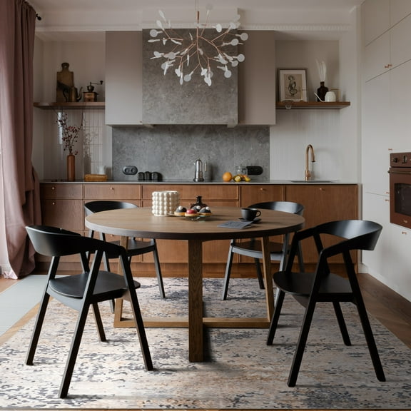 nuLOOM Makenzie SplashGuard Modern Abstract Machine Washable Area Rug, 2' x 3', Makenzie Ivory