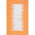 thumbnail image 1 of Nuloom NEMA4G-406 Flatweave Tasha Cotton Rug, Orange - 4 ft. x 6 ft., 1 of 1